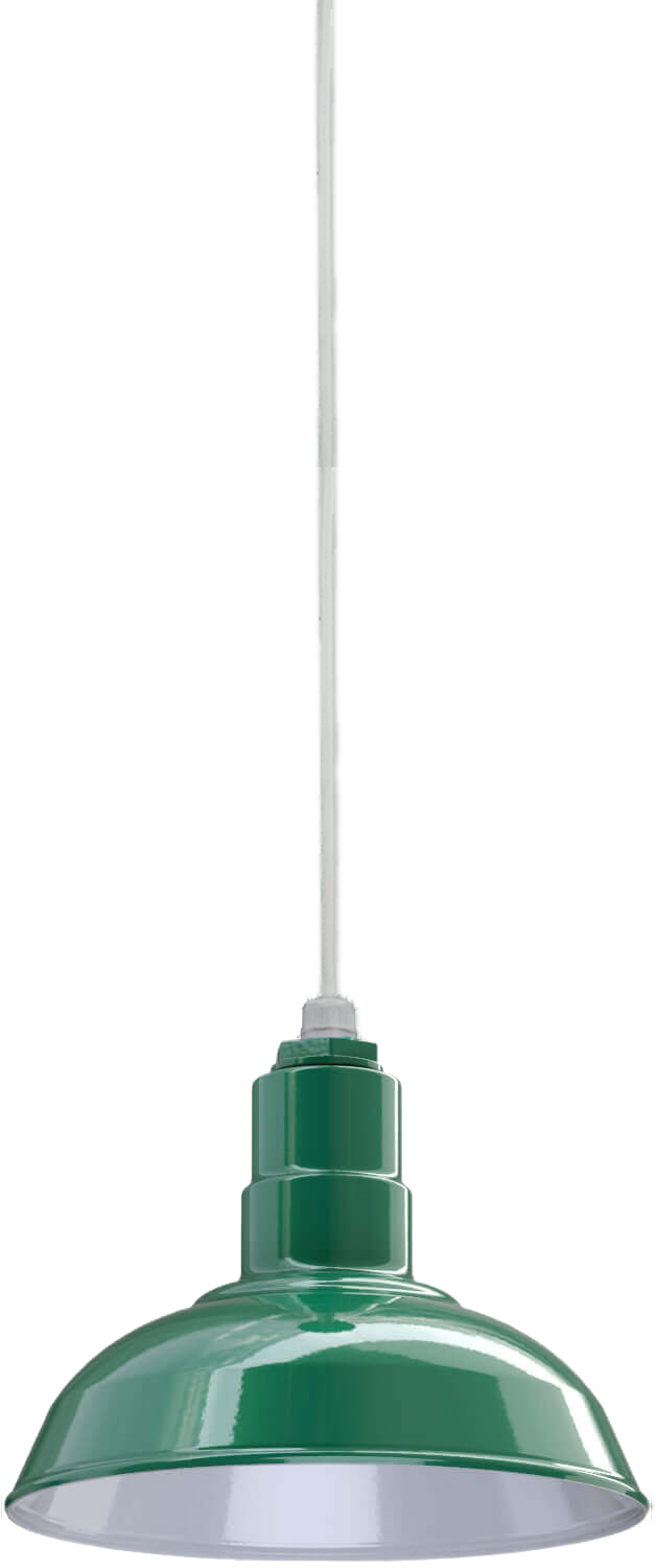 El Segundo Color Green Interior Color White with a 4 ft White Cord